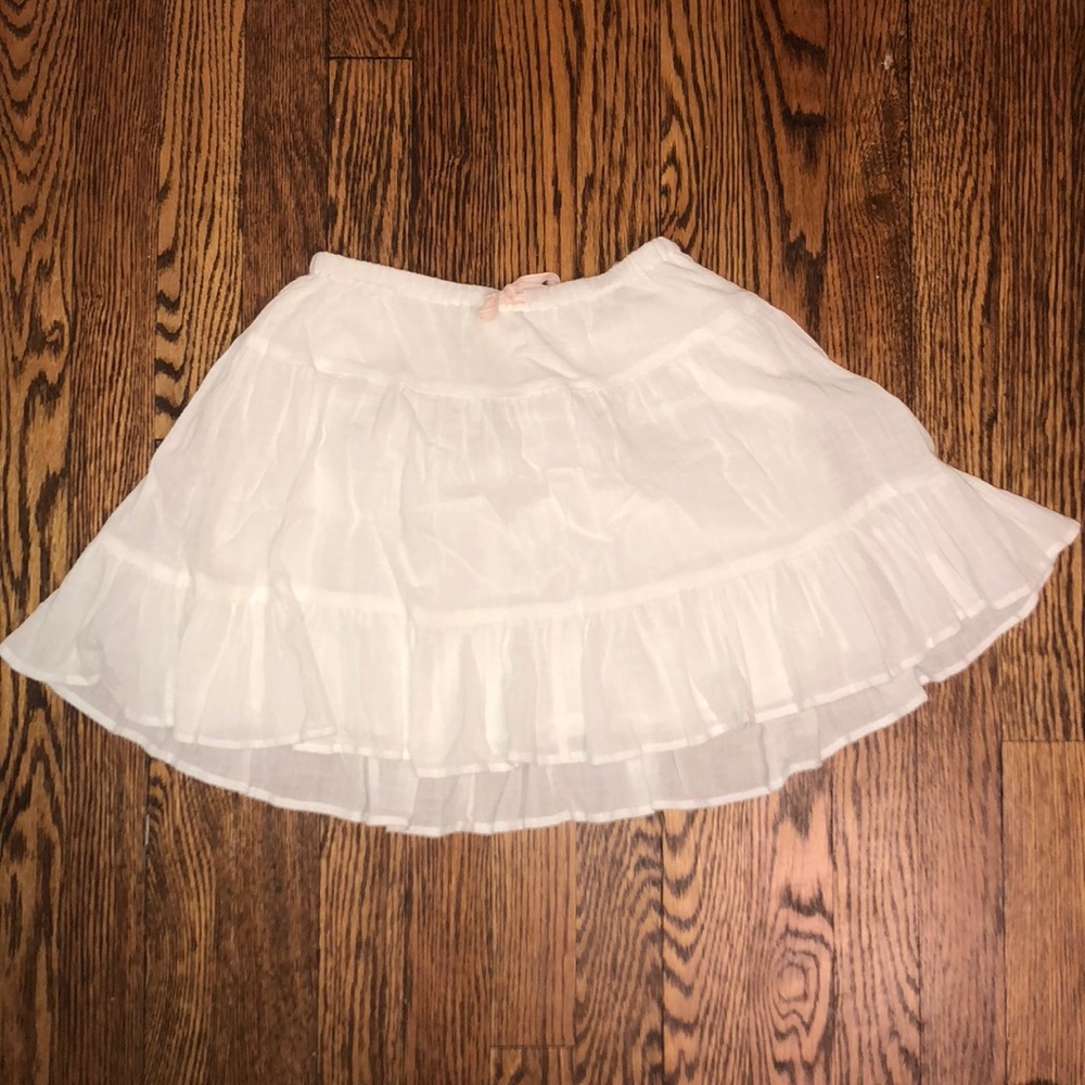 Girls linen Jcrew/crewcuts skirt - Picture 1 of 3